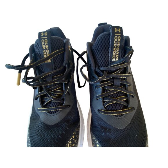 UnderArmour Women's 10 Flow Breakthru 2 Black/Gold Basketball Shoes Sneakers - Picture 12 of 17